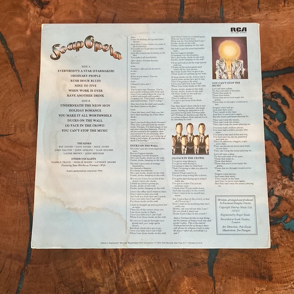 The kinks presents a soap opera vinyl - Picture 2 of 4